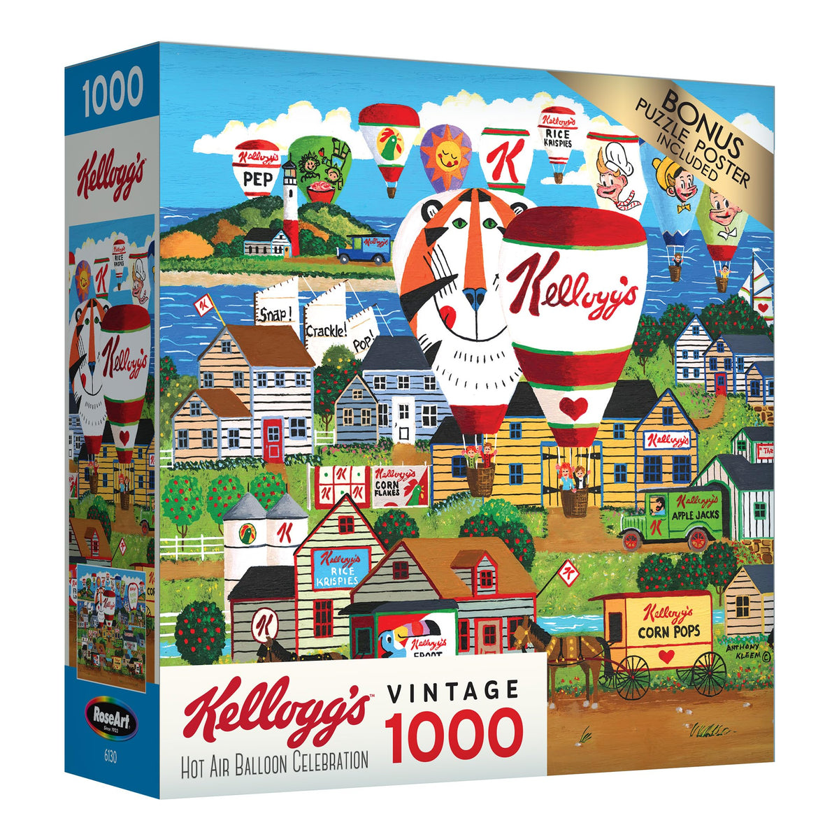 RoseArt - Kellogg's - Cereal Favorites Modern - 1000 Piece Jigsaw Puzzle