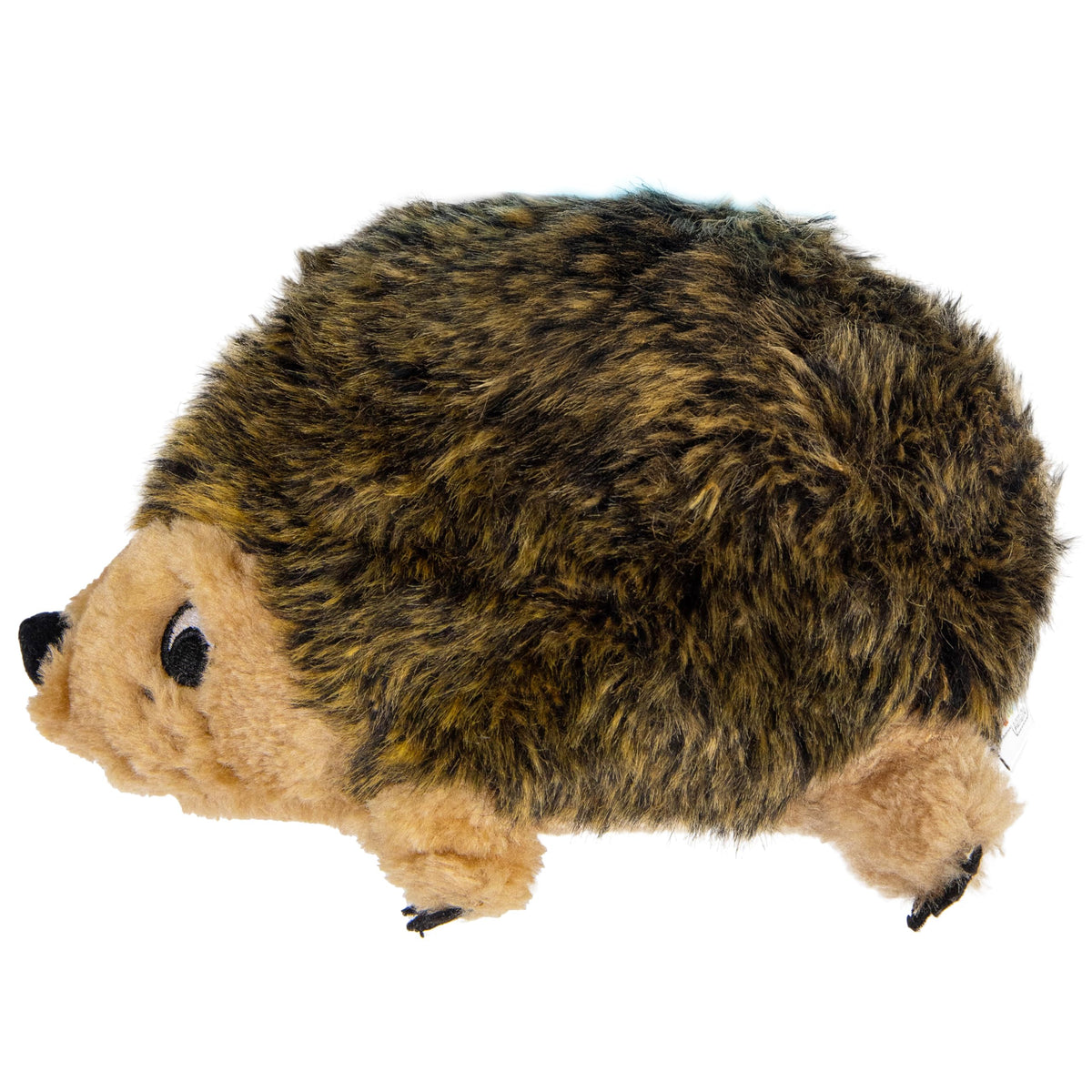 Outward Hound Hedgehogz Plush Dog Toy, Squeaks & Grunts, Medium, 9" x 6.5"