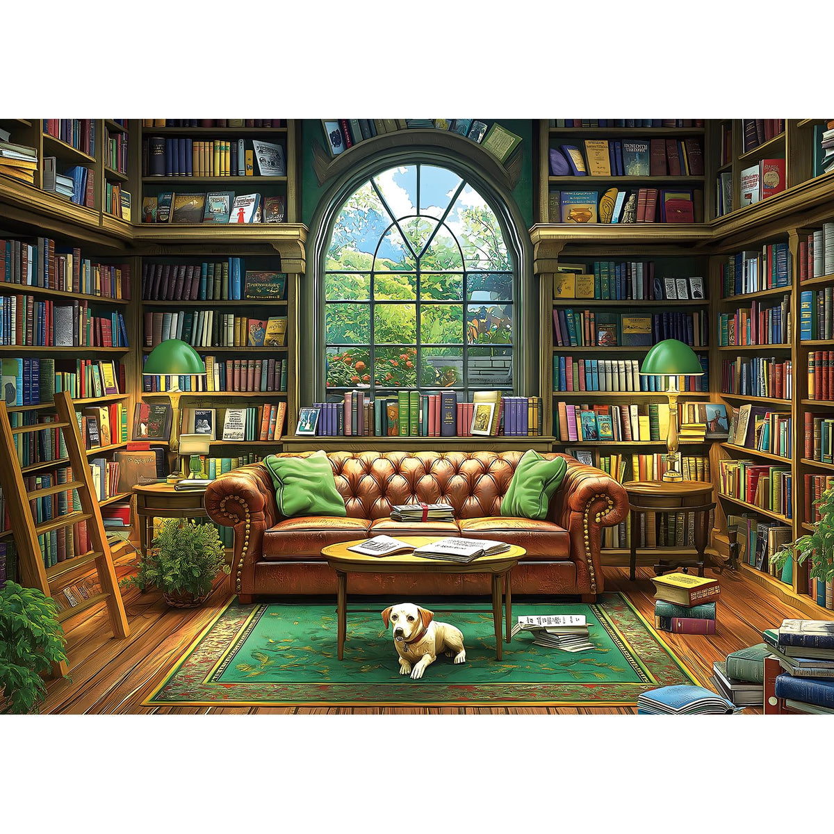 Halloween Haunted House 1000 Piece Jigsaw Puzzle for Adults Spooky Ghosts & Pumpkins Gothic Mansion Challenging 1000-Piece Puzzle with Poster - Fun Adult Puzzle Game for Game Night (27"x20")