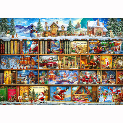 Halloween Haunted House 1000 Piece Jigsaw Puzzle for Adults Spooky Ghosts & Pumpkins Gothic Mansion Challenging 1000-Piece Puzzle with Poster - Fun Adult Puzzle Game for Game Night (27"x20")
