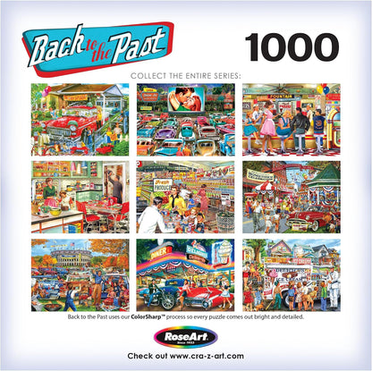 RoseArt - Back to The Past - Ice Cream Truck Day - 1000 Piece Jigsaw Puzzle for Adults