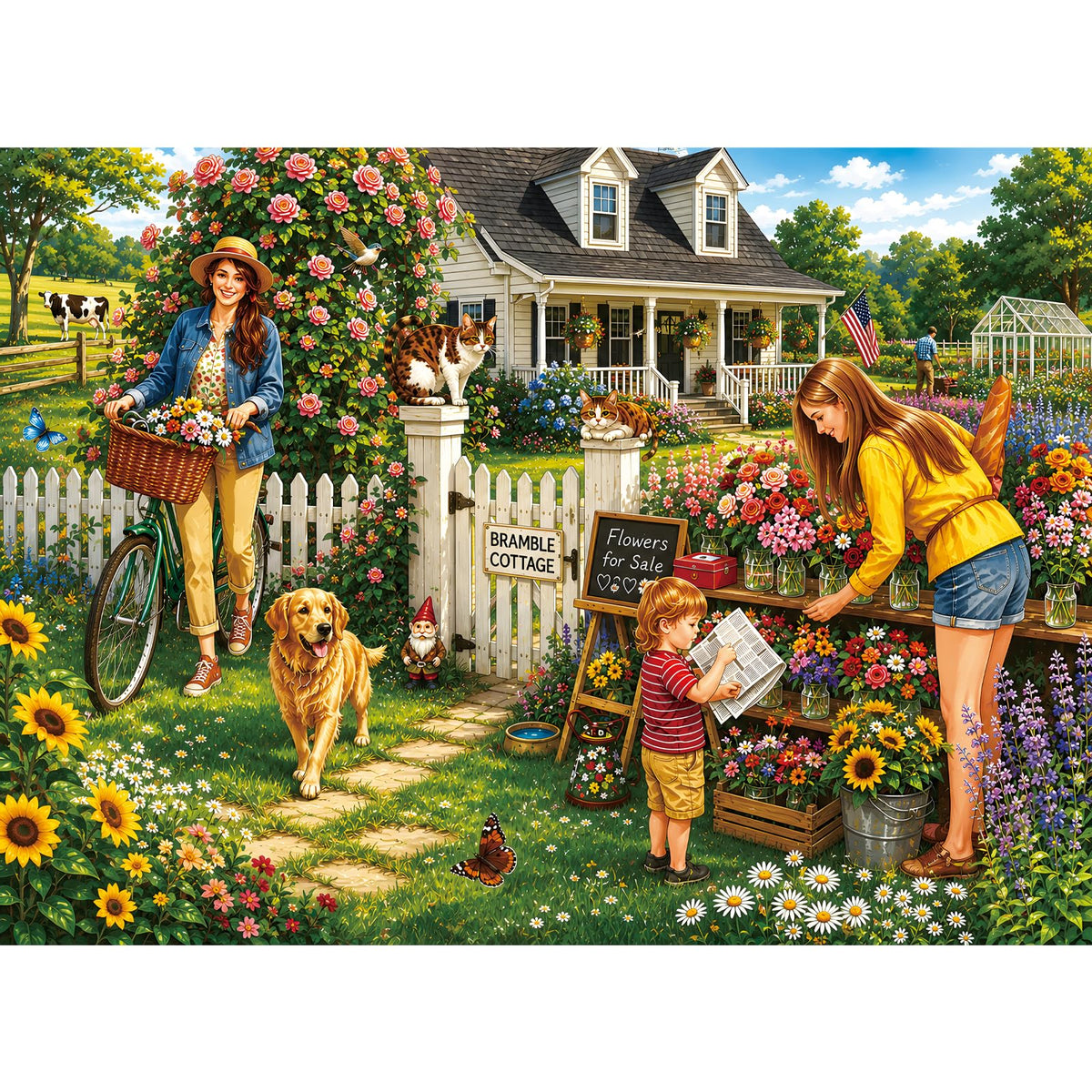 Puzzles for Adults 500 Pieces,Colorful Chicken Jigsaw Puzzle for Adults
