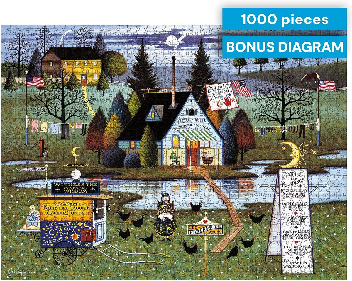 Buffalo Games - Charles Wysocki Know It All - 1000 Piece Puzzle for Adults