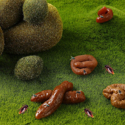 Chivao 7 Pcs Fake Poo Realistic Fake Turd Prank Poo Toy Gag, Cute, Normal