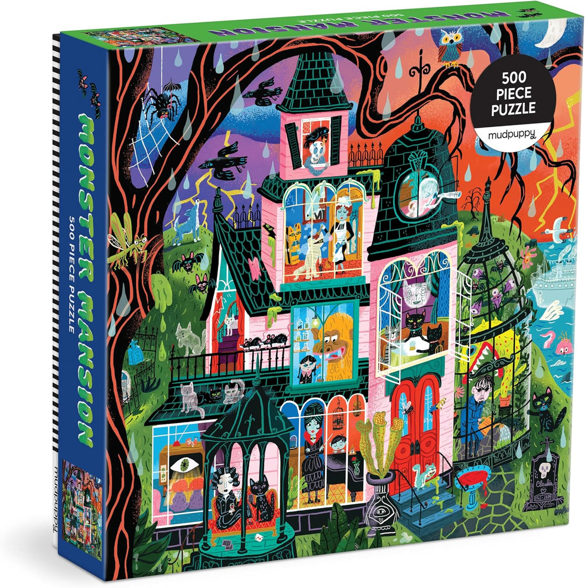 Mudpuppy - Monster Mansion 500 Piece Jigsaw Puzzle