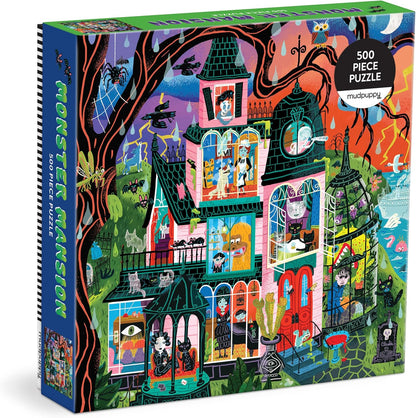 Mudpuppy - Monster Mansion 500 Piece Jigsaw Puzzle