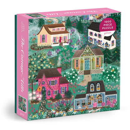 Blooming Streets 500 Piece Puzzle from Galison - Beautifully Illustrated Jigsaw Puzzle of a Local NYC Street, Fun & Challenging, Unique Gift Idea