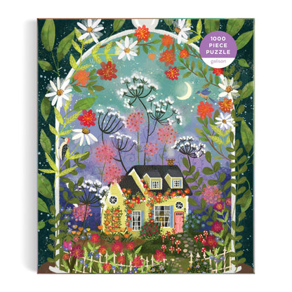 Blooming Streets 500 Piece Puzzle from Galison - Beautifully Illustrated Jigsaw Puzzle of a Local NYC Street, Fun & Challenging, Unique Gift Idea