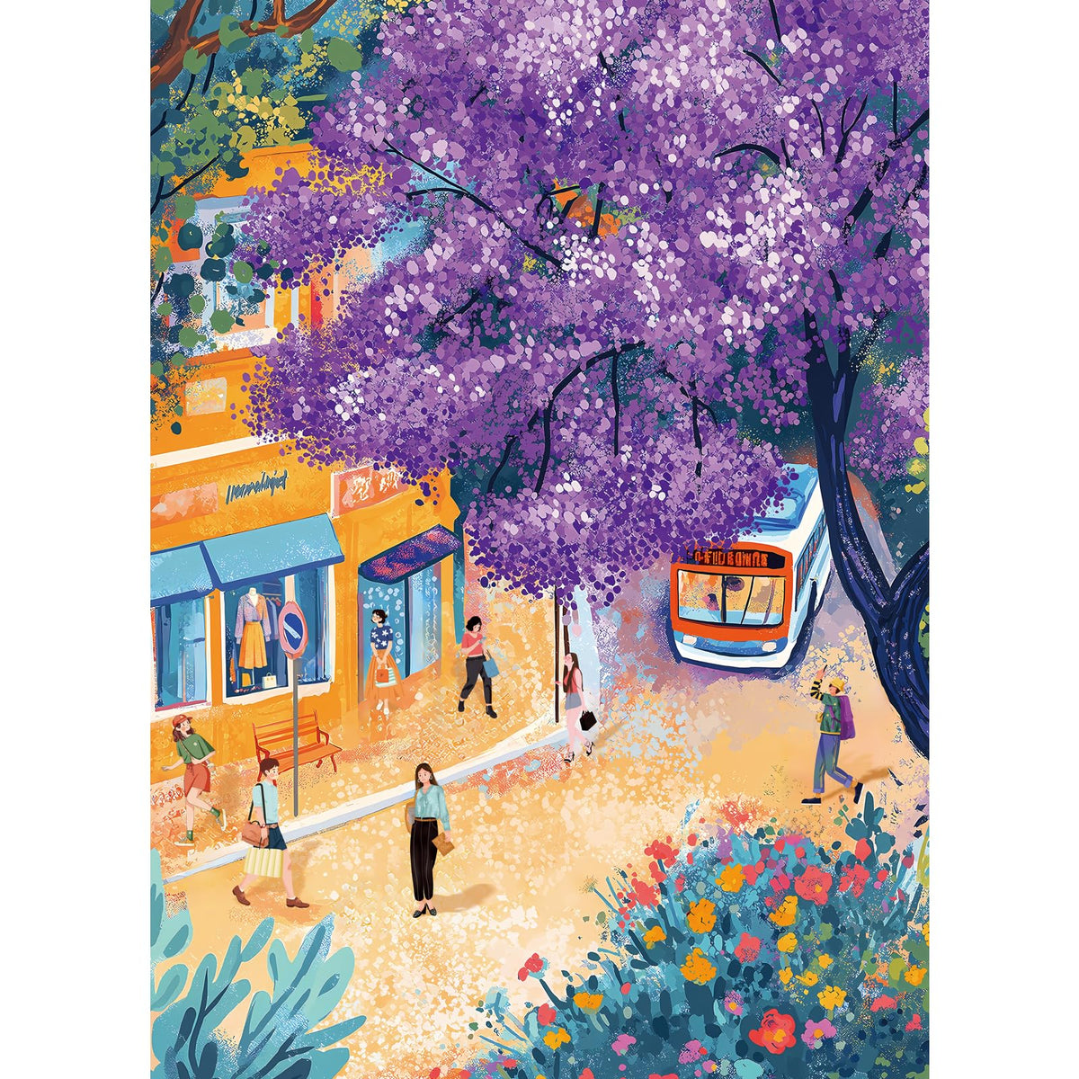 HUADADA Puzzles for Adults 1000 Pieces-Rabbit House Puzzles