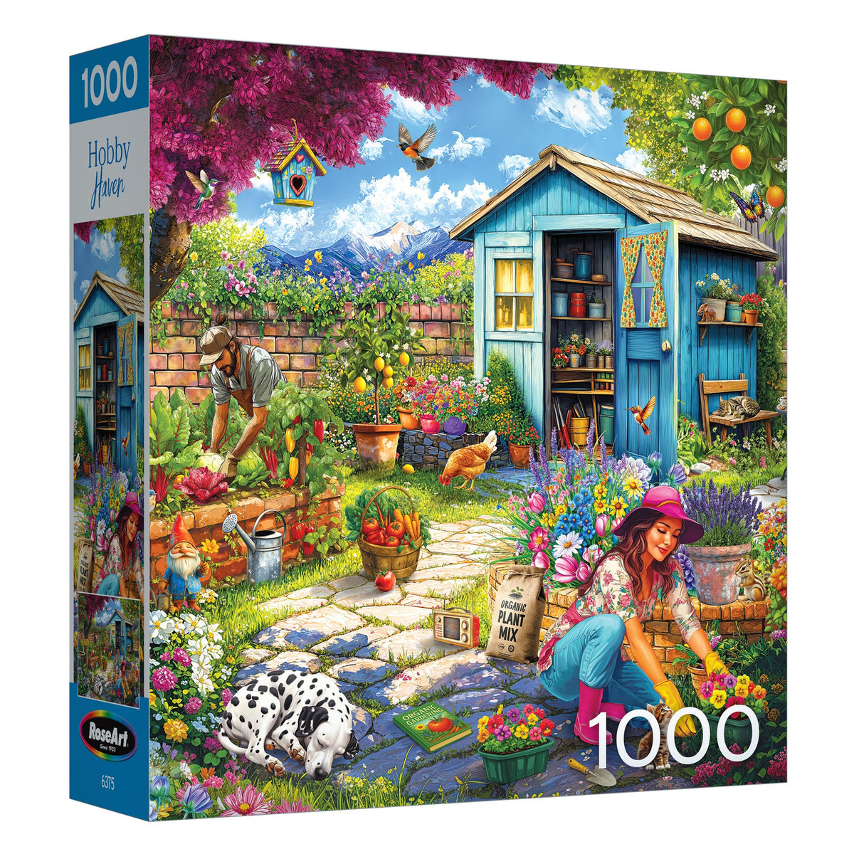 RoseArt Hobby Haven Greentree Garden Center 1000 Piece Jigsaw Puzzle