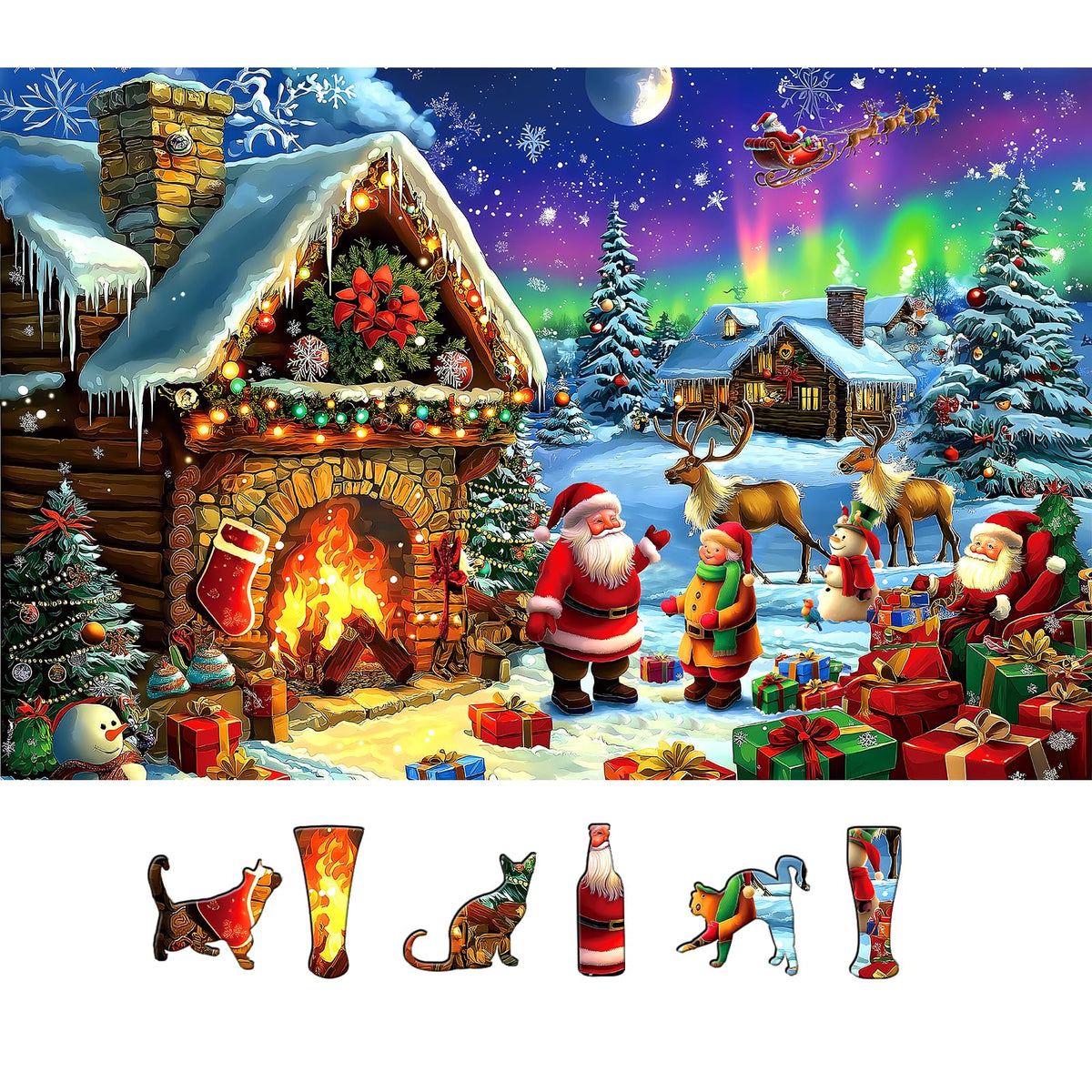 Halloween Haunted House 1000 Piece Jigsaw Puzzle for Adults Spooky Ghosts & Pumpkins Gothic Mansion Challenging 1000-Piece Puzzle with Poster - Fun Adult Puzzle Game for Game Night (27"x20")