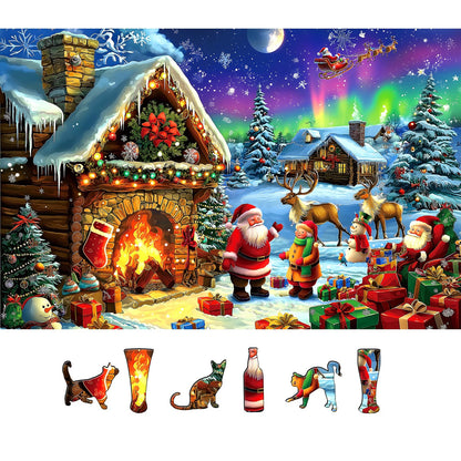 Halloween Haunted House 1000 Piece Jigsaw Puzzle for Adults Spooky Ghosts & Pumpkins Gothic Mansion Challenging 1000-Piece Puzzle with Poster - Fun Adult Puzzle Game for Game Night (27"x20")