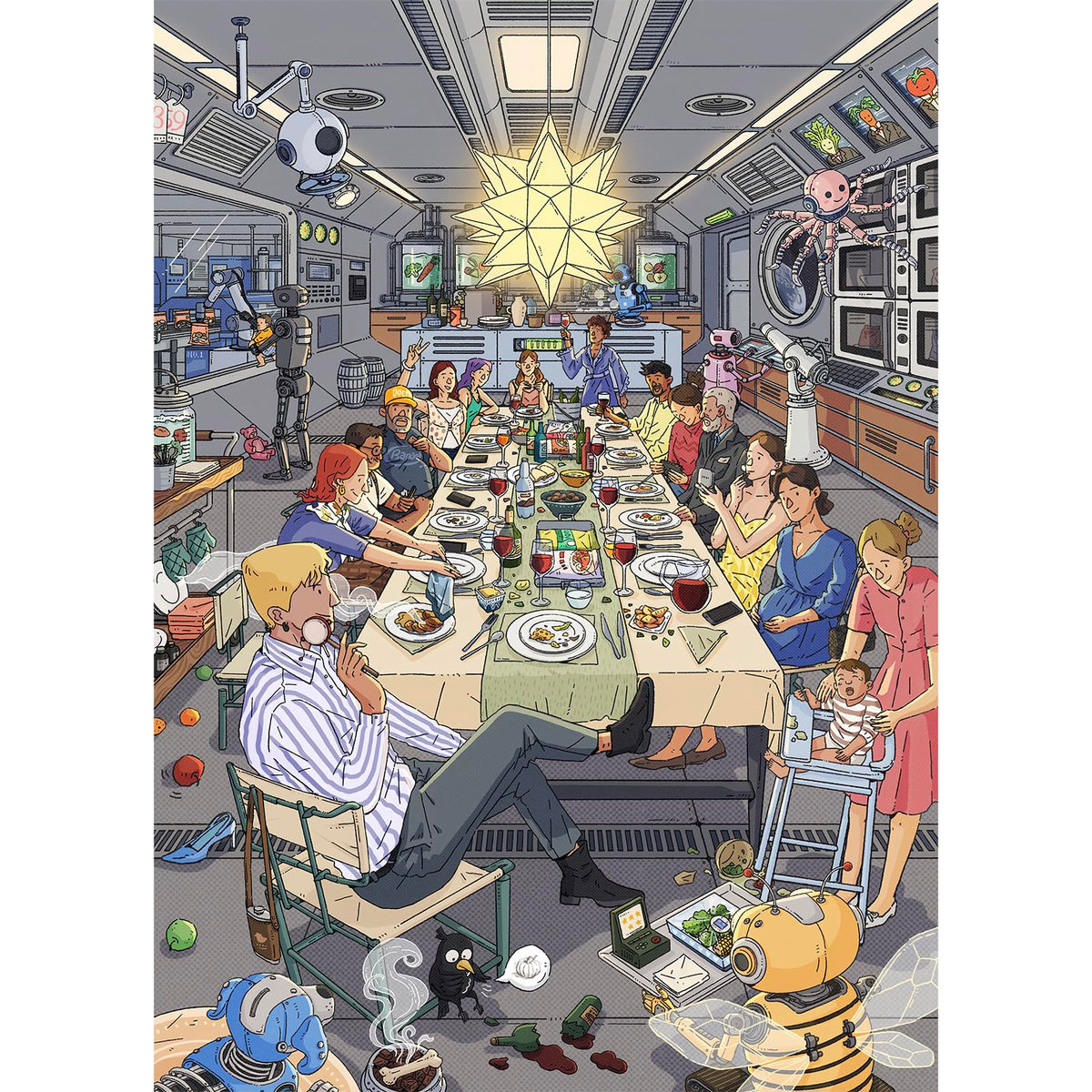 HUADADA Puzzles for Adults 1000 Pieces-Rabbit House Puzzles
