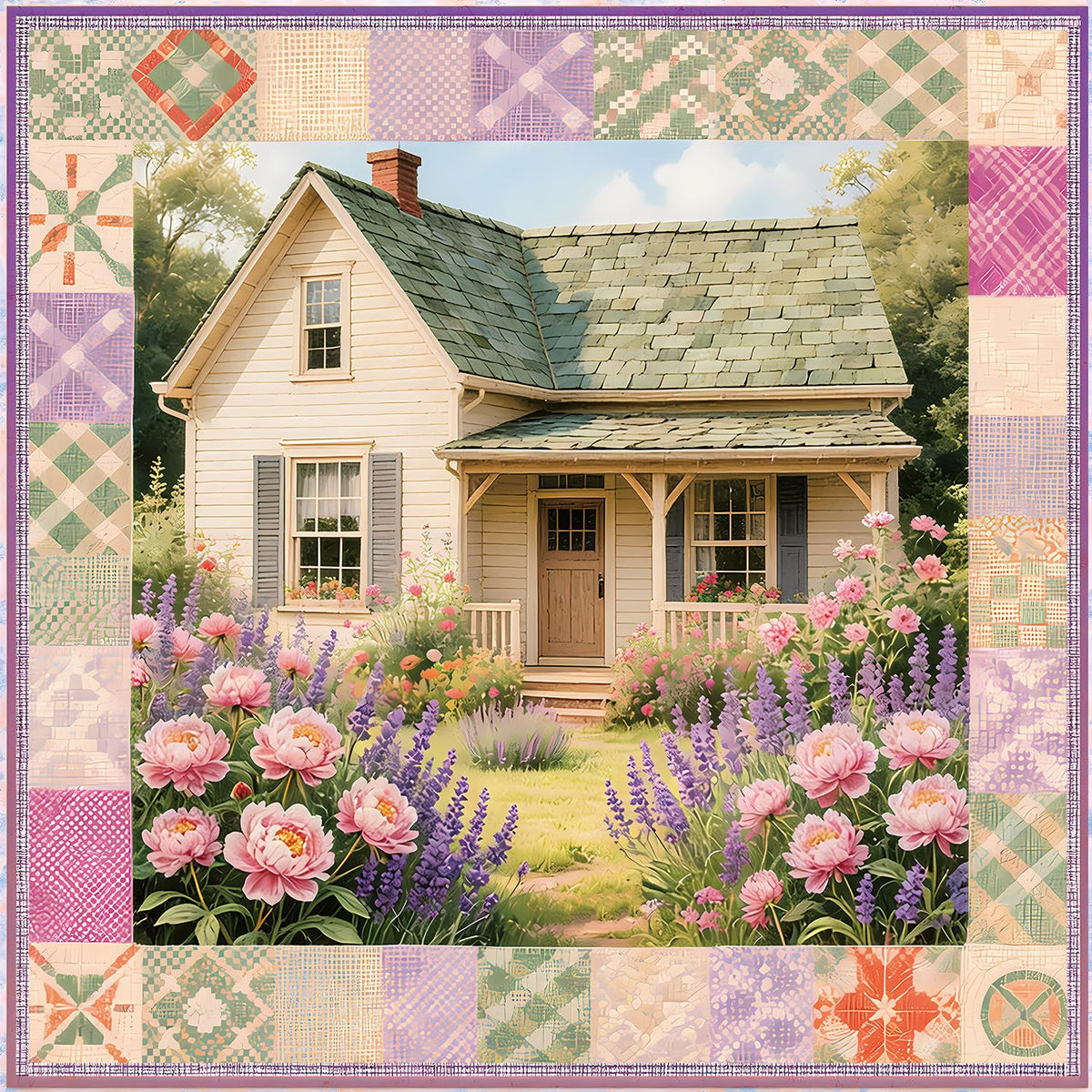 1024 Piece Puzzle for Adults, Four Seasons Window View