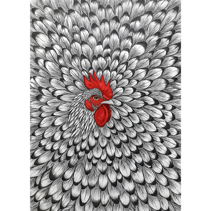 Chicken Puzzles for Adults 1000 Piece, PICKFORU Funny Chicken Jigsaw Puzzle, Garden Farm Flower Animal Rooster Themed, Patchwork Art Challenge Puzzle