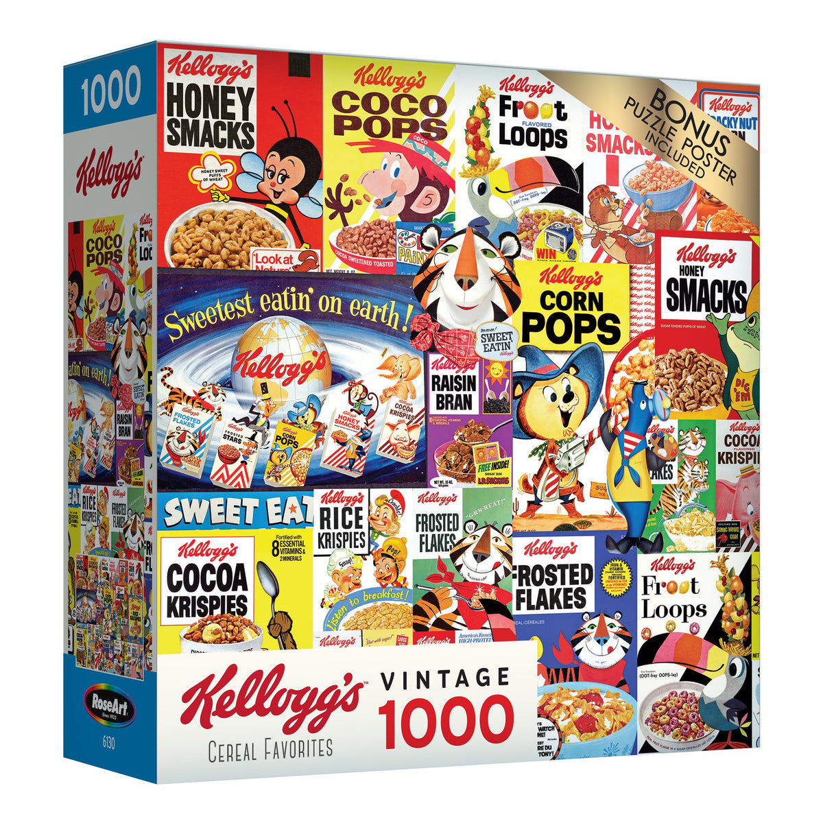 RoseArt - Kellogg's - Cereal Favorites Modern - 1000 Piece Jigsaw Puzzle