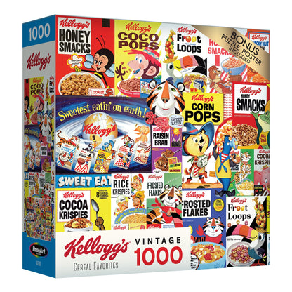 RoseArt - Kellogg's - Cereal Favorites Modern - 1000 Piece Jigsaw Puzzle