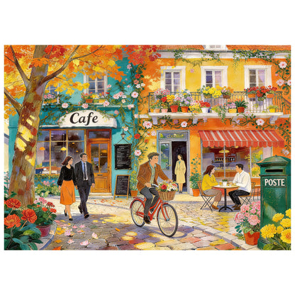 Cozy Flower Shop Puzzles for Adults 1000 Pieces,Cardboard 27.5x19.6in