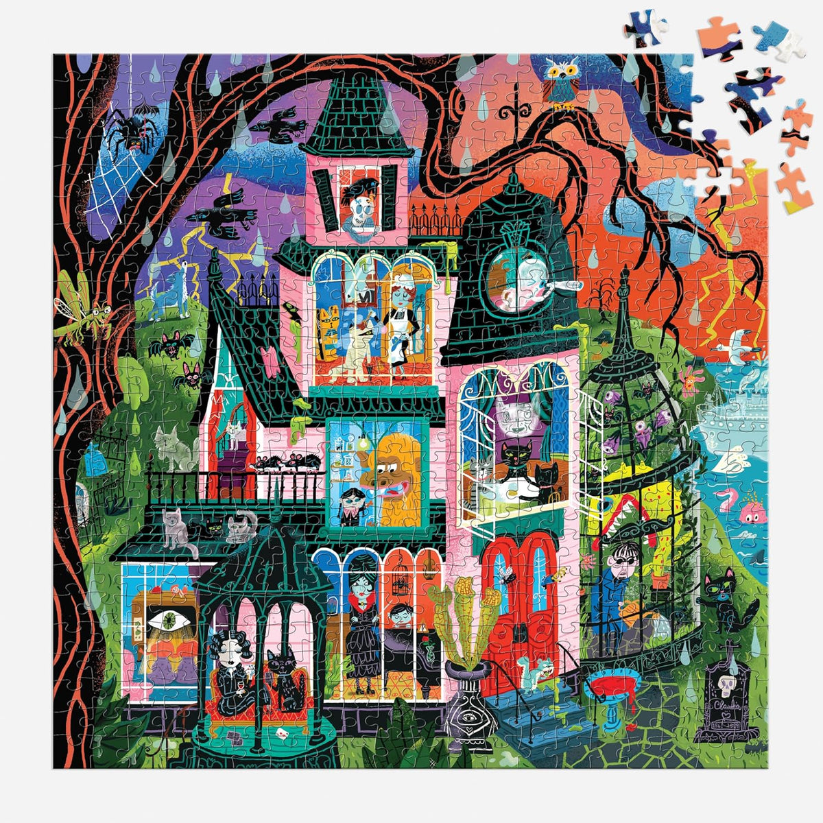 Mudpuppy - Monster Mansion 500 Piece Jigsaw Puzzle