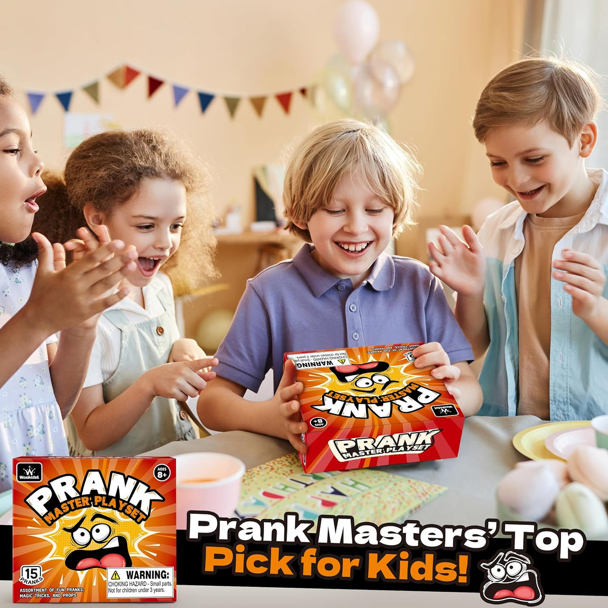 wookidel Prank Kit, 25 PCS Prank Stuff for Kids