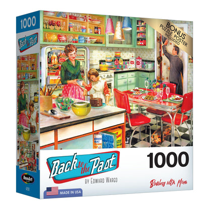 RoseArt - Back to The Past - Ice Cream Truck Day - 1000 Piece Jigsaw Puzzle for Adults