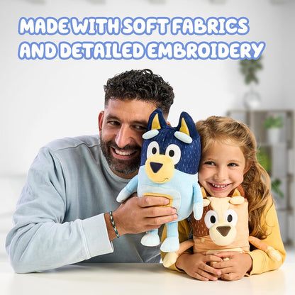 Bluey Heeler Family Stuffed Animal Set of 4, 7-8” Plush Figure Toys