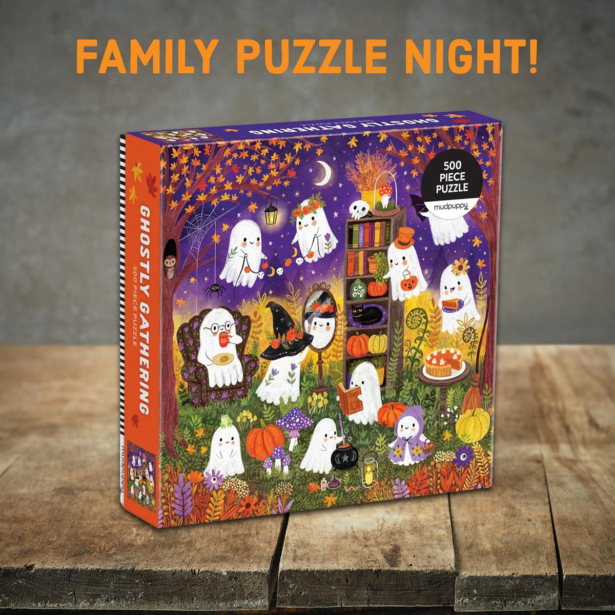 Mudpuppy - Ghostly Gathering 500 Piece Jigsaw Puzzle