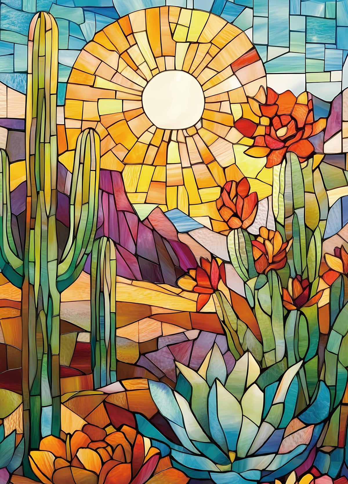 Riverside Terrace 1000 Piece Jigsaw Puzzle for Adults