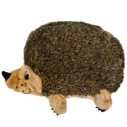 Outward Hound Hedgehogz Plush Dog Toy, Squeaks & Grunts, Medium, 9" x 6.5"