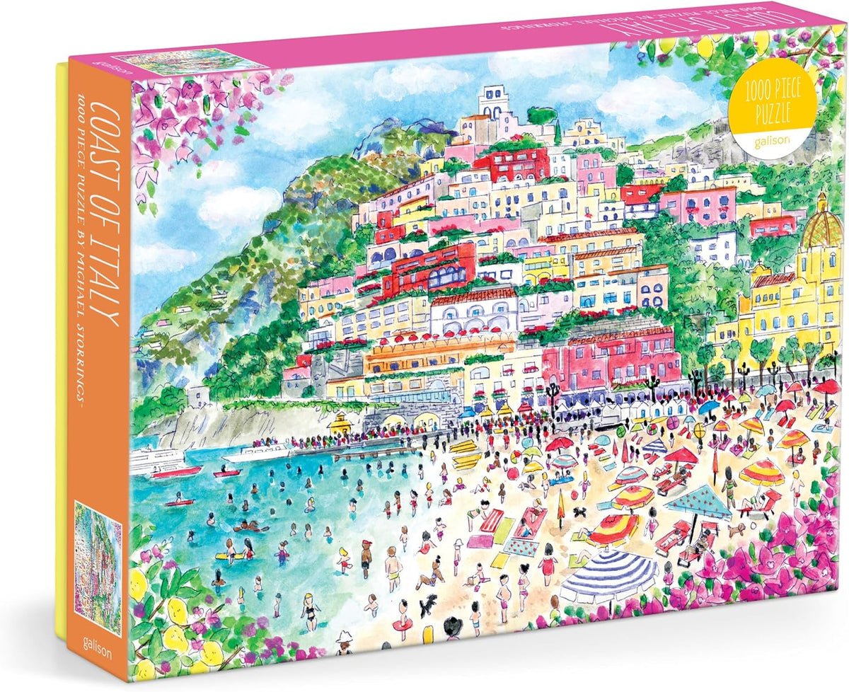 Galison - Coast of Italy 1000 Piece Jigsaw Puzzle for Adults