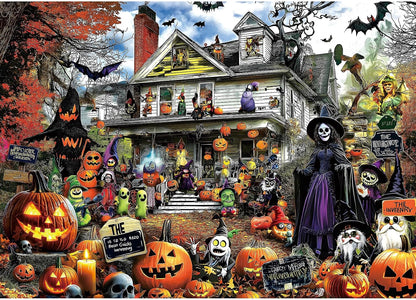MINIWAN Halloween 1000 Piece Jigsaw Puzzle for Adults, 27.5" x 19.7"