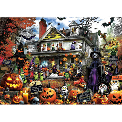 MINIWAN Halloween 1000 Piece Jigsaw Puzzle for Adults, 27.5" x 19.7"