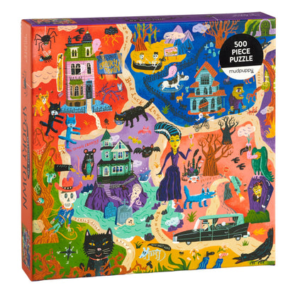 Mudpuppy - Ghostly Gathering 500 Piece Jigsaw Puzzle