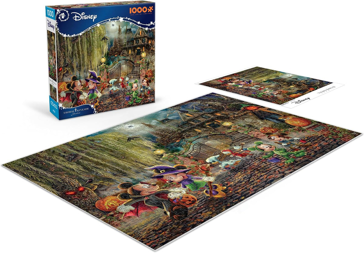 Ceaco - Thomas Kinkade Disney - Mickey and Minnie - 1000 Piece Puzzle