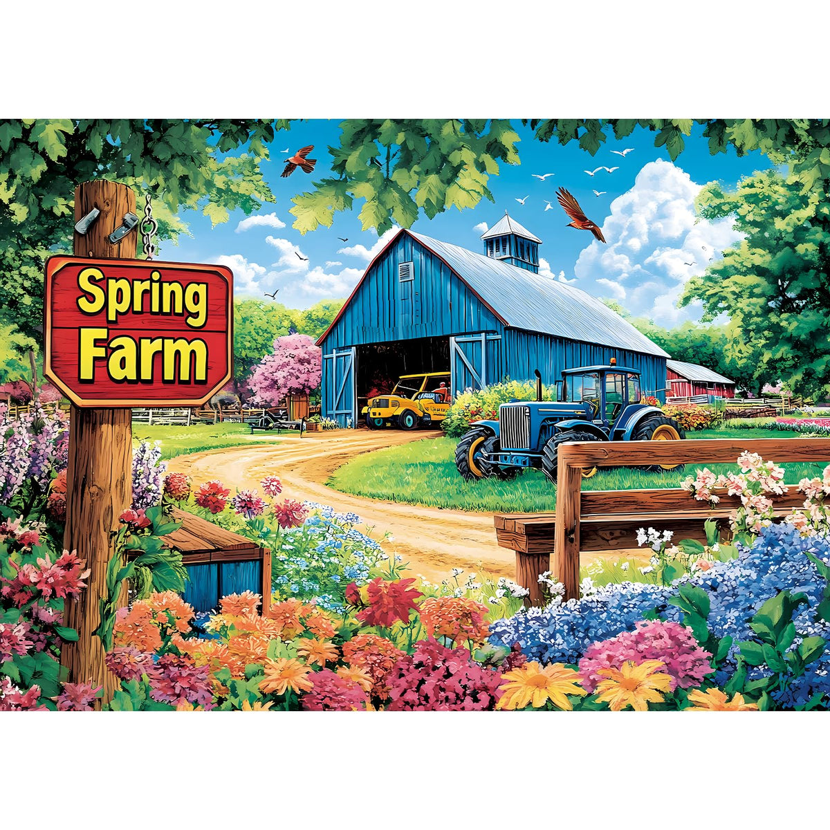 1000 Pieces Puzzles for Adults, Fall Seaside Puzzle 1000 Pieces