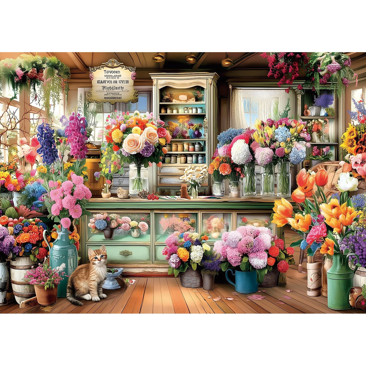Halloween Haunted House 1000 Piece Jigsaw Puzzle for Adults Spooky Ghosts & Pumpkins Gothic Mansion Challenging 1000-Piece Puzzle with Poster - Fun Adult Puzzle Game for Game Night (27"x20")