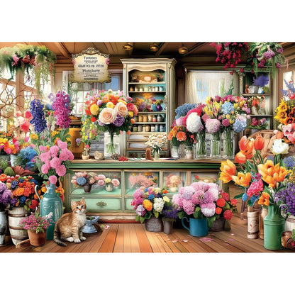 Halloween Haunted House 1000 Piece Jigsaw Puzzle for Adults Spooky Ghosts & Pumpkins Gothic Mansion Challenging 1000-Piece Puzzle with Poster - Fun Adult Puzzle Game for Game Night (27"x20")