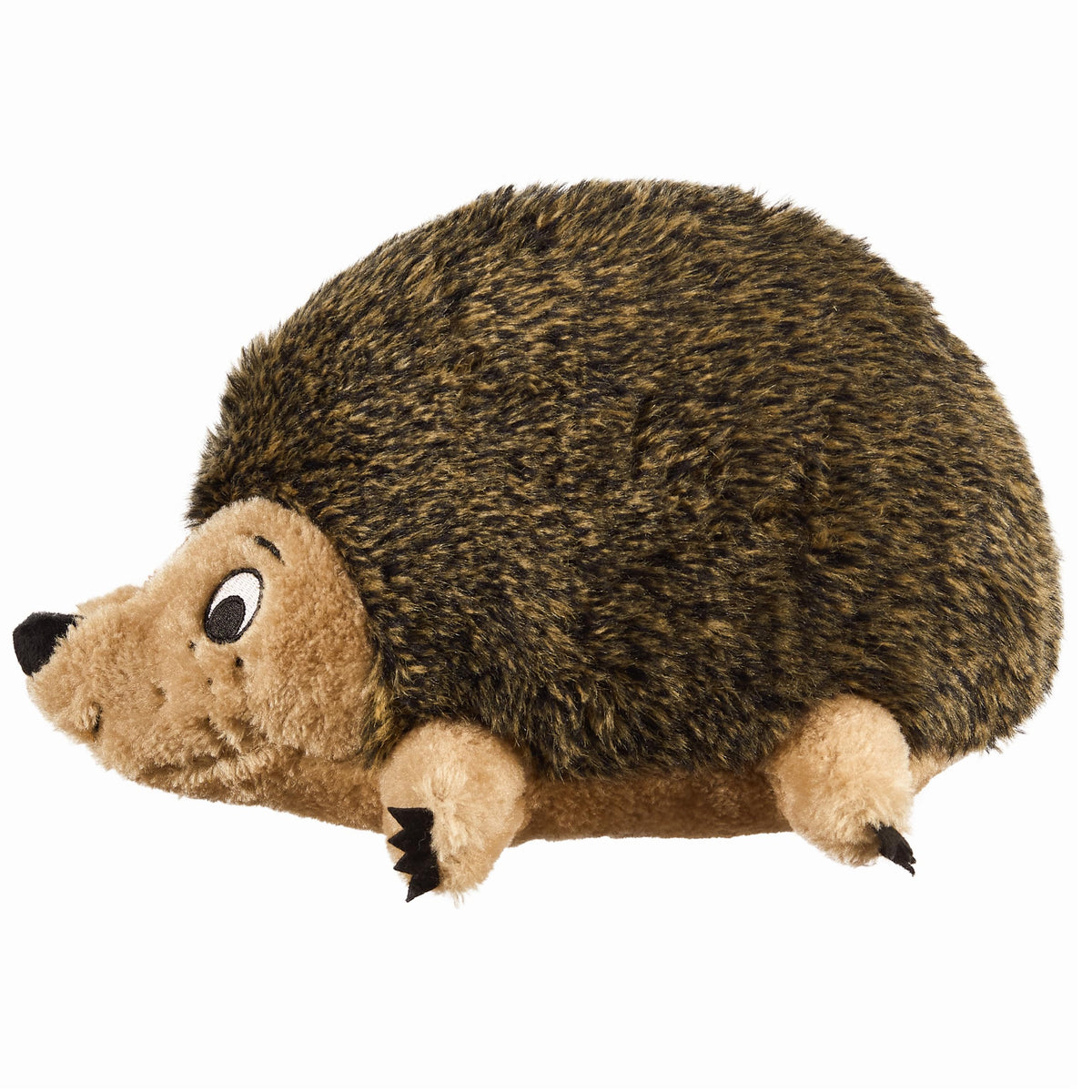 Outward Hound Hedgehogz Plush Dog Toy, Squeaks & Grunts, Medium, 9" x 6.5"