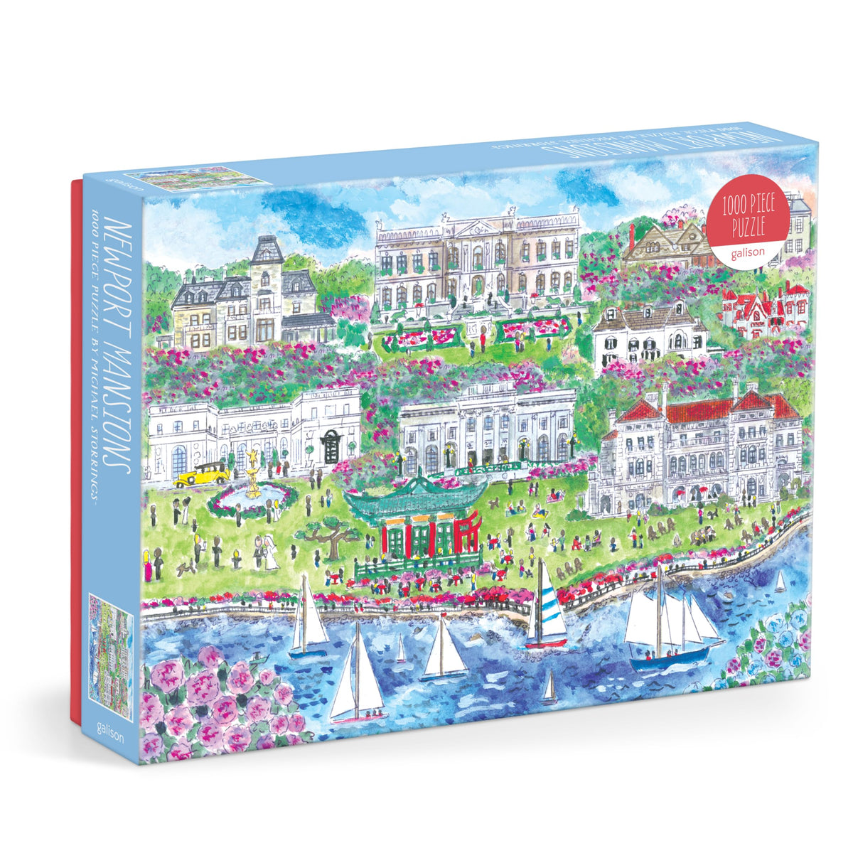 Galison - Coast of Italy 1000 Piece Jigsaw Puzzle for Adults