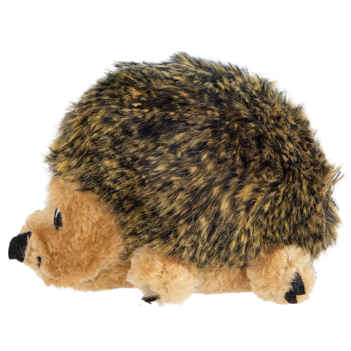 Outward Hound Hedgehogz Plush Dog Toy, Squeaks & Grunts, Medium, 9" x 6.5"
