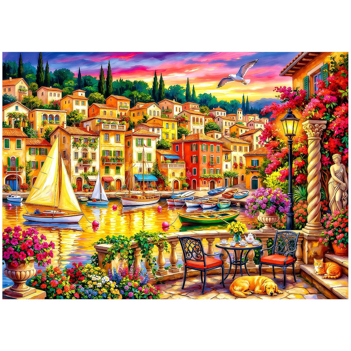 1000 Piece Puzzle for Adults, Scenic Eiffel Tower Jigsaw Puzzles