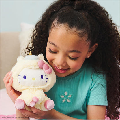 GUND Sanrio Hello Kitty 6" Plush Toy with Yellow Unicorn Outfit; Ages 1+