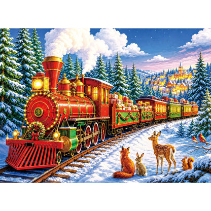 Jigsaw Puzzle for Adults 500 Pieces – 500 Piece Puzzle with Scenic Cabin, Interlocking Adult Puzzles, Letter Clues, Home Decor Gift | 20.5 x 15 in