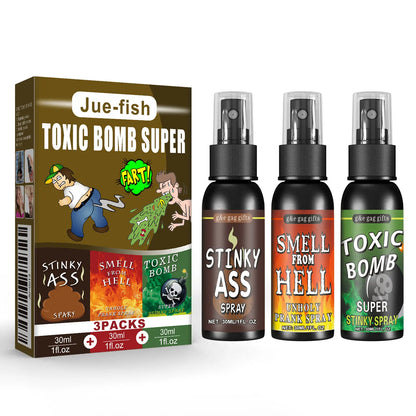 Funny Prank Spray Set, Stinky Smell Joke Spray for Parties, Gag Gift, April Fools Day Prank Toy
