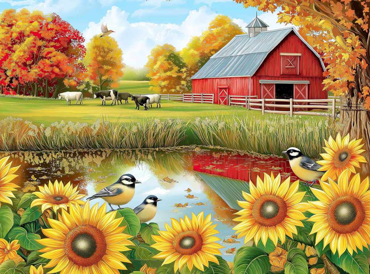 Adult Jigsaw Puzzle 1000 Piece Mountain Cabin