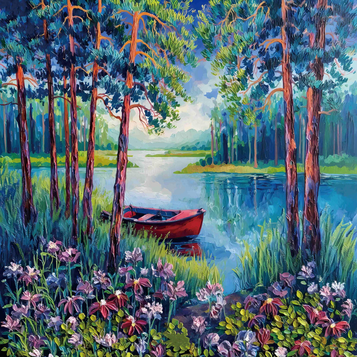 Riverside Terrace 1000 Piece Jigsaw Puzzle for Adults