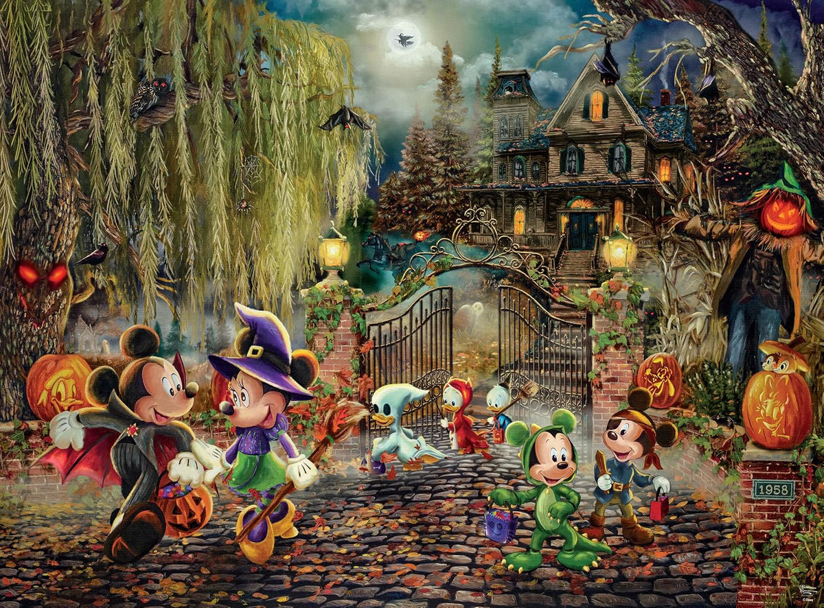 Ceaco - Thomas Kinkade Disney - Mickey and Minnie - 1000 Piece Puzzle