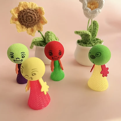 Random Colors and Styles 6/12/22/32pcs Jumping Men, Bouncing Elves Toys, Desk Relax Toy, See Who Can Hop the Highest, Perfect for Children's Gifts, Gift Bag Fillers Halloween/Thanksgiving Day/Christmas Easter Gift