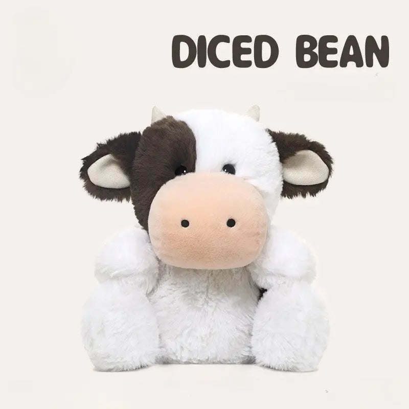 Soft Plush Pet Toys Series Monkey Pig Elephant Cow Fox, Ideal Gift or Home Decor, Soft Fabric Material, Perfect for Pets and Decoration