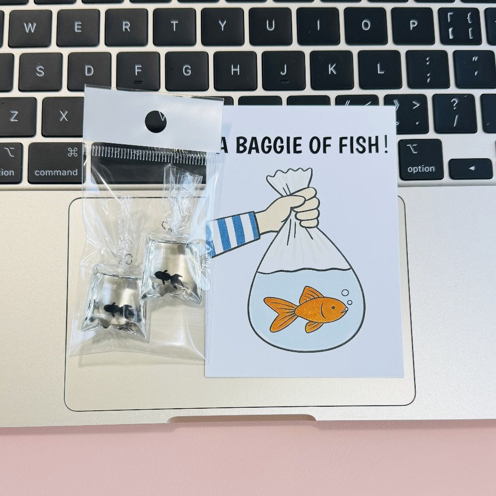 2pcs Snarky Goldfish Bags, Fun Novelty Joke Gifts, 1 Bag of Resin Goldfish Props, 5 Colors of Bagged Goldfish, Party Pranks, Humorous Additions, Angling Enthusiasts, Fish Keepers, Prank Goldfish Bags, Easter Tricky Props, Holiday Shoppers